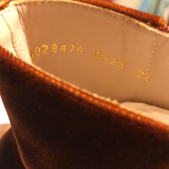 Escada Velvet Ankle Boots - Picture 5 of 15